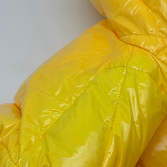 size 44 / 8 US Prada Yellow Triangle-Quilted Puffer Down Jacket Nylon - Picture 12 of 13